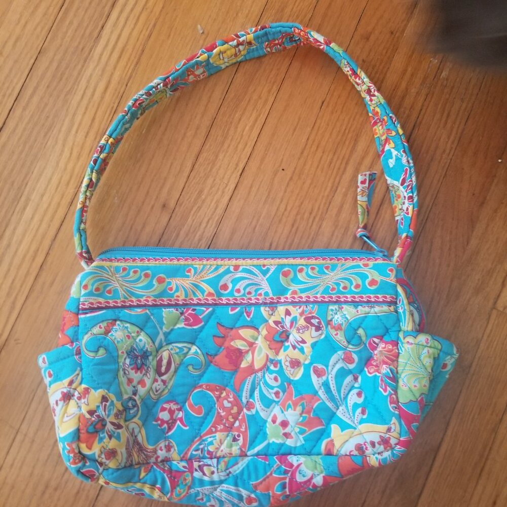 Vera Bradley-esque Shoulder Bag Purse - Picture 3 of 4